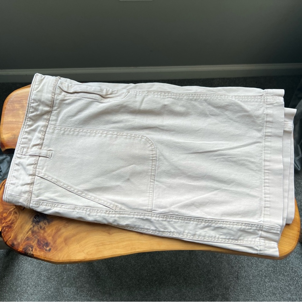 LOFT Women's Light Tan Mini Skirt